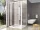 Ravak PIVOT PDOP2+PPS 100x90 cm-es nyílóajtós zuhanykabin fix oldalfallal,fehér/króm/transparent 03GA0100Z1SET100PPS90
