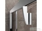 Ravak PIVOT PDOP2+PPS 100x80 cm-es nyílóajtós zuhanykabin fix oldalfallal,króm/transparent 03GA0C00Z1SET100PPS80