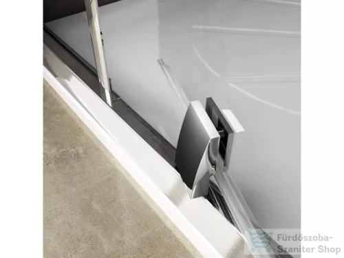 Ravak PIVOT PDOP2+PPS 100x80 cm-es nyílóajtós zuhanykabin fix oldalfallal,króm/transparent 03GA0C00Z1SET100PPS80