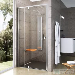   Ravak PIVOT PDOP2-110 110 cm-es nyílóajtó fix résszel,Szatén+Transparent 03GD0U00Z1