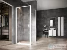 Ravak NEXTY NDOP1+NPSS 80x80 cm-es nyílóajtós zuhanykabin fix oldalfallal,fehér/transparent 03O40101Z1SET80NPSS80
