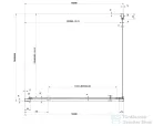 Ravak NEXTY NDOP1+NPSS 80x100 cm-es nyílóajtós zuhanykabin fix oldalfallal,fekete/transparent 03O40300Z1SET80NPSS100