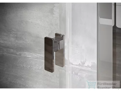 Ravak NEXTY NDOP1+NPSS 80x90 cm-es nyílóajtós zuhanykabin fix oldalfallal,króm/transparent 03O40C00Z1SET80NPSS90