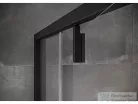 Ravak NEXTY NDOP1+NPSS 90x90 cm-es nyílóajtós zuhanykabin fix oldalfallal,fekete/transparent 03O70300Z1SET90NPSS90