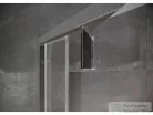 Ravak NEXTY NDOP1+NPSS 90x90 cm-es nyílóajtós zuhanykabin fix oldalfallal,króm/transparent 03O70C00Z1SET90NPSS90