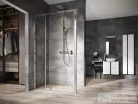 Ravak NEXTY NDOP2+NPSS 110x100 cm-es nyílóajtós zuhanykabin fix oldalfallal,króm/transparent 03OD0C00Z1SET110NPSS100