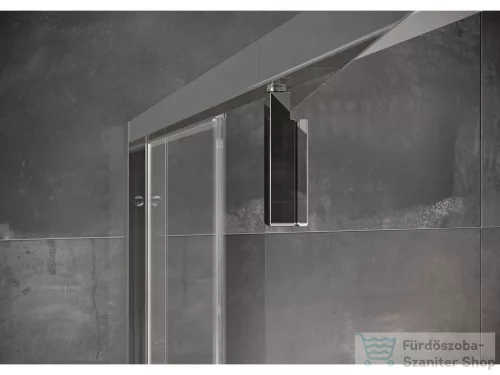 Ravak NEXTY NDOP2+NPSS 120x80 cm-es nyílóajtós zuhanykabin fix oldalfallal,króm/transparent 03OG0C00Z1SET120NPSS80