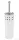 AQUALINE SIMPLE LINE szabadonálló WC-kefe tartó, átm:100x375mm, fehér (04002W)
