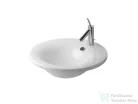 Duravit STARCK 1 58 cm-es bútorral aláépíthető mosdó Wondergliss bevonattal,04065800001