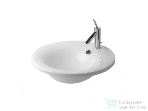 Duravit STARCK 1 58 cm-es bútorral aláépíthető mosdó Wondergliss bevonattal,04065800001