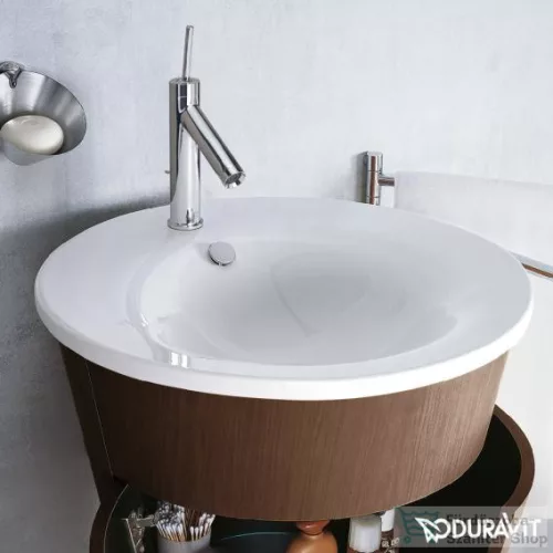 Duravit STARCK 1 58 cm-es bútorral aláépíthető mosdó Wondergliss bevonattal,04065800001