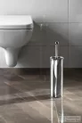 AQUALINE SIMPLE LINE WC-kefe, átm.:100x375mm, fényes inox (04065F)