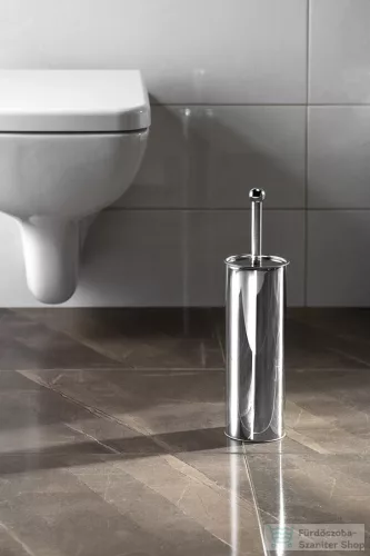AQUALINE SIMPLE LINE WC-kefe, átm.:100x375mm, fényes inox (04065F)