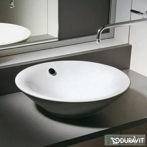 Duravit STARCK 1 53 cm-es ráültethető mosdó csaplyuk nélkül,0408530000