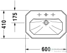 Duravit 1930 Series 60x41 mosdó 0438600000 ( 043860 )