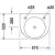 Duravit Architec 57,5x52 mosdó, kikönnyítve 0443580000 (  044358 )