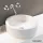 Duravit STARCK 1 46 cm-es ráültethető mosdó csaplyuk és túlfolyó nélkül 0445460000