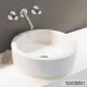 Duravit STARCK 1 46 cm-es ráültethető mosdó csaplyuk és túlfolyó nélkül 0445460000