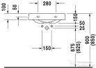 Duravit Architec 57,5x52 mosdó, kikönnyítve 0449580000 ( 044958 )