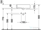 Duravit Vero 50x47 cm ráültethető mosdó 0452500000 ( 045250 )