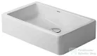 Duravit VERO 60x38 cm-es ráültethető mosdó csaplyuk és túlfolyó nélkül, Wondergliss bevonattal,04556000001