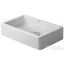   Duravit VERO 60x38 cm-es ráültethető mosdó csaplyuk és túlfolyó nélkül, Wondergliss bevonattal,04556000001