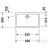 Duravit Vero 60x38 cm ráültethető mosdó 0455600000 ( 045560 )
