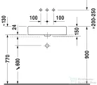 Duravit Vero 60x38 cm ráültethető mosdó 0455600000 ( 045560 )