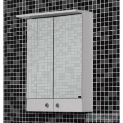   PinoArt Link Link 60 Tükrösszekrény polccal és led világítással (59,2*71,2*27 cm) 0568