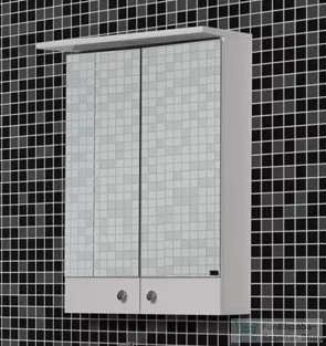 PinoArt Link Link 60 Tükrösszekrény polccal és led világítással (59,2*71,2*27 cm) 0568