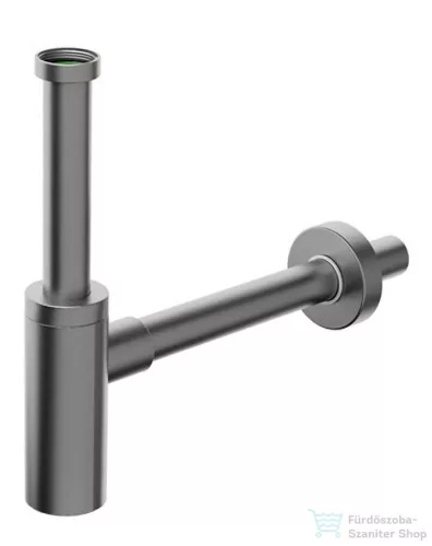 Sapho BONOMINI INOXMATER mosdószifon, 5/4", odpad 32mm, inox/gun metal (0581GM32K2)