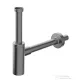 Sapho BONOMINI INOXMATER mosdószifon, 5/4", odpad 32mm, inox/gun metal (0581GM32K2)
