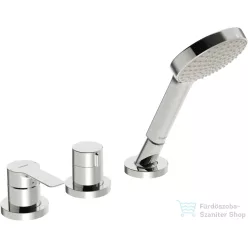   Hansa Hansaligna 3 üléses kád csaptelep kifolyó és alaptest nélkül,króm 06439473