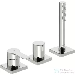   Hansa Hansaligna 3 üléses kád csaptelep kifolyó és alaptest nélkül,króm 06439493