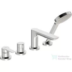   Hansa Hansaligna 4 üléses kád csaptelep alaptest nélkül,króm 06442473