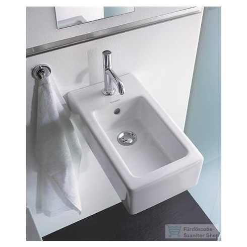Duravit VERO 25x45 cm-es kézmosó Wondergliss bevonattal,07022500001