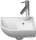 Duravit ME BY STARCK 43,5x38 cm-es sarokkézmosó,White Satin Matt,0722433200