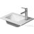 Duravit ME by Starck 43x30 cm bútorral aláépíthető kézmosó, túlfolyó nélkül 0723430041 ( 072343 )