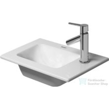   Duravit ME BY STARCK 43x30 cm-es bútorral aláépíthető kézmosó, túlfolyó nélkül,Wondergliss bevonattal,07234300411