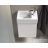 Duravit VERO AIR 380x250 mm-es bútorral aláépíthető mosdó Wondergliss bevonattal,07243800001