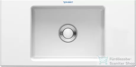 Duravit VERO AIR 500x250 mm-es bútorral aláépíthető mosdó csaplyuk nélkül,0724500000
