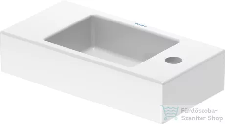 Duravit VERO AIR 500x250 mm-es bútorral aláépíthető mosdó jobb oldali csaplyukkal,0724500008
