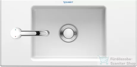 Duravit VERO AIR 500x250 mm-es bútorral aláépíthető mosdó bal oldali csaplyukkal,0724500009