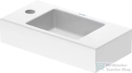 Duravit VERO AIR 500x250 mm-es bútorral aláépíthető mosdó bal oldali csaplyukkal,0724500009