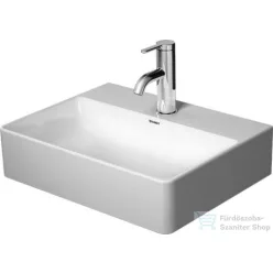   Duravit DURASQUARE 45x35 cm-es bútorral aláépíthető mosdó túlfolyó nélkül,0732450041