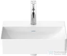 Duravit DURASQUARE 45x35 cm-es bútorral aláépíthető mosdó túlfolyó nélkül,Wondergliss bevonattal,07324500411