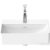 Duravit DURASQUARE 45x35 cm-es csiszolt kézmosó Wondergliss bevonattal,07324500711