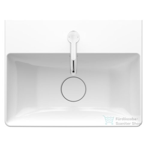 Duravit DURASQUARE 45x35 cm-es csiszolt kézmosó Wondergliss bevonattal,07324500711