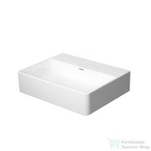   Duravit DURASQUARE 45x35 cm-es csiszolt kézmosó csaplyuk nélkül,Wondergliss bevonattal,07324500791