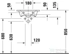 Duravit Viu 45x32 bútorral aláépíthető kézmosó 0733450041 ( 073345 )